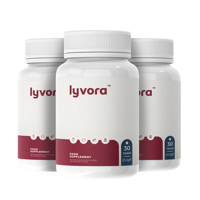 Lyvora supplement bottle