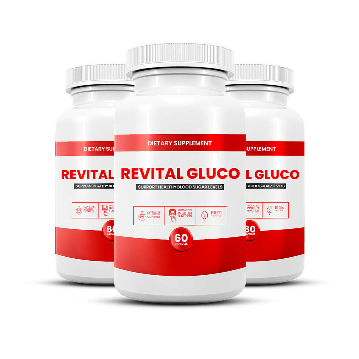 Revital Gluco bottles